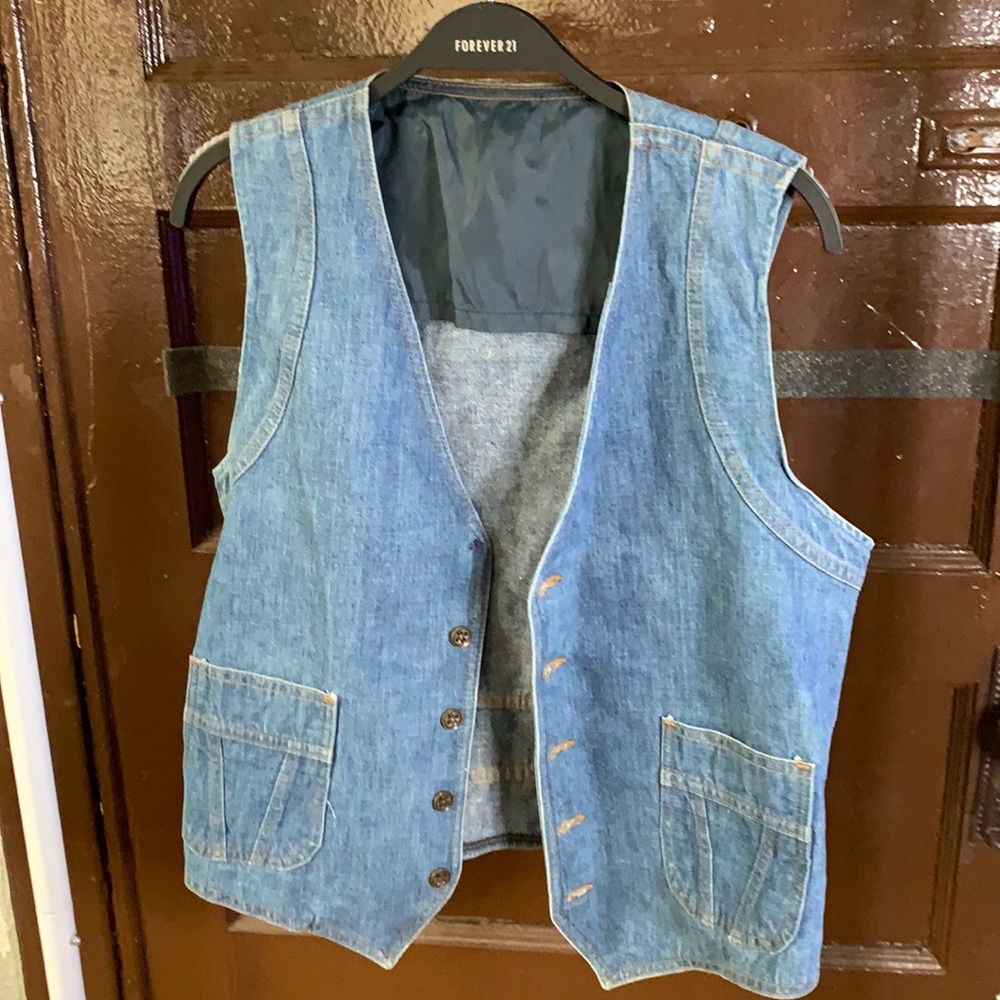 Men Vintage Lee Denim Vest